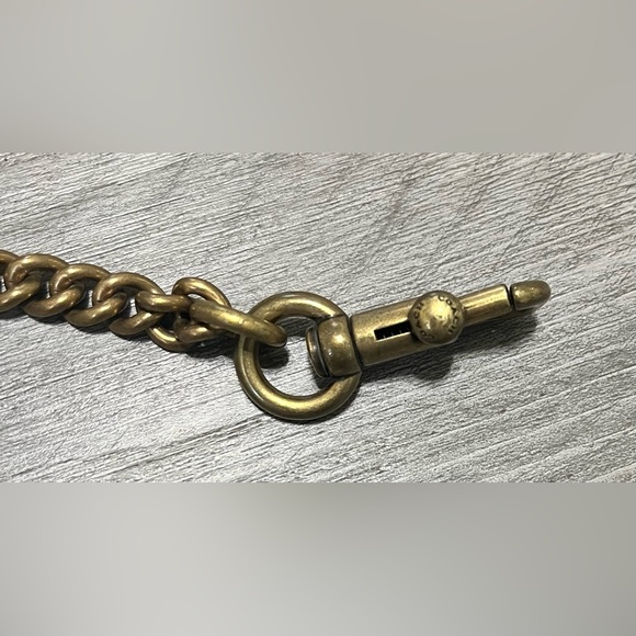 Coach Brass Chain Strap! - Picture 4 of 7